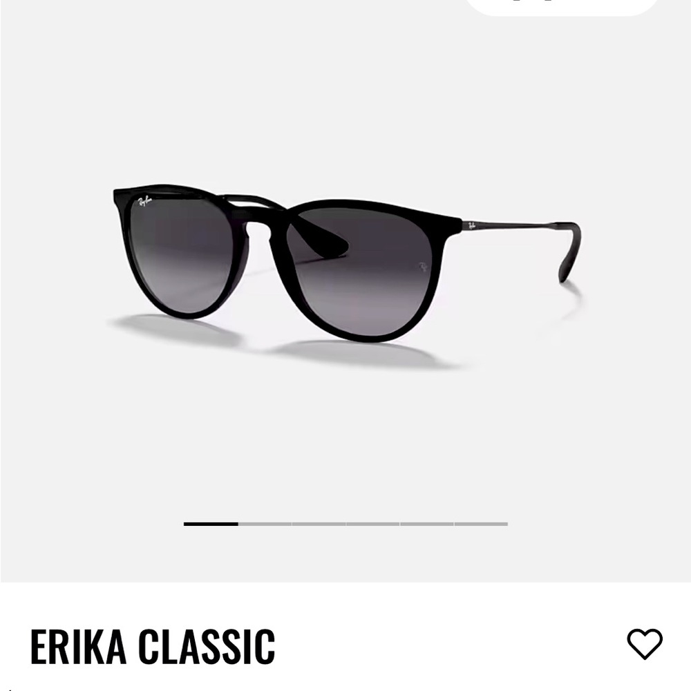 Ray-Ban Sunglasses- Erika in Matte Black